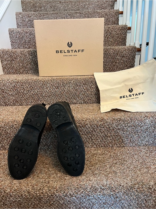 Belstaff Black Leather Chukka Chelsea Boots main image 5